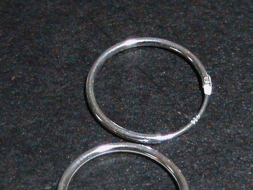 STERLING SILVER SLEEPER EARRINGS.............