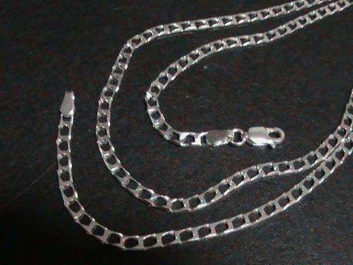 STERLING SILVER CHAIN FLAT LINK ..... 60 CM LONG