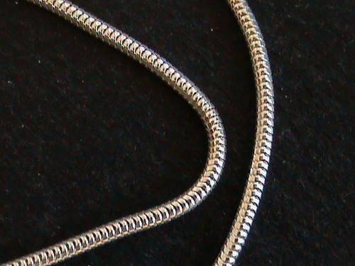 42 CM STERLING SILVER CHAIN.   1.8 MM THICK