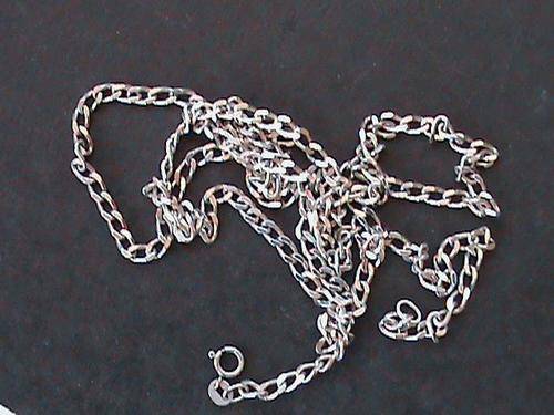 80 CM SOLID STERLING SILVER CHAIN...