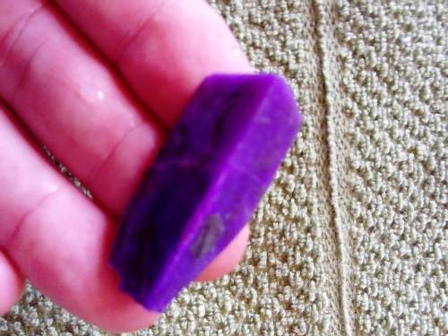 DARK GRAPE PURPLE SUGILITE.   TRIMMED AND PREFORMED