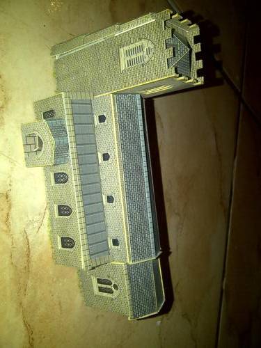 N scale church with no light