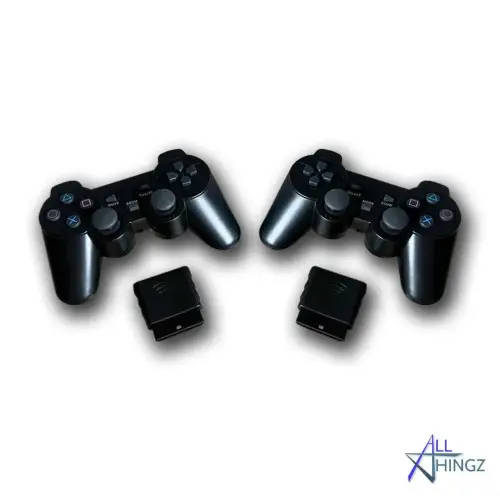 2 x Playstation 2 Wireless Controllers
