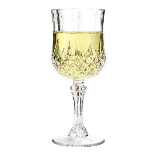 Brand New 6 Piece Crystal White Goblet Wine Glasses - Ready To Ship Items