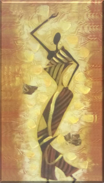Brand New Wall Art African Oil Painting on Canvas (40 x 80cm) - Ready To Ship Items