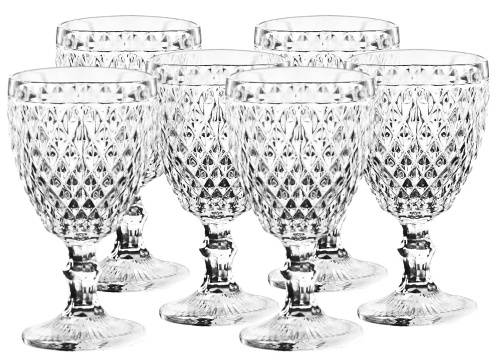 Brand New 6 Piece Crystal Red Wine Glass Set (Rendom Selection To Be Sent) - Ready To Ship Items