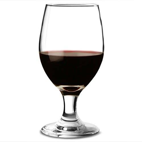 6 Piece Clear Classy Stemmed Craft Beer and Ale Glass Set
