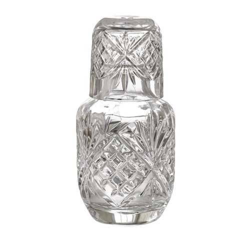 Bedside Night Carafe - Cup and Bottle to Keep Next To Your Bed for a Handy Midnight Drink - In Stock