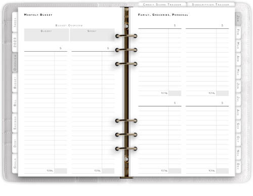 2024 Finance Digital Planner - 76 Pages - Hyperlinked Tabs - Goodnotes