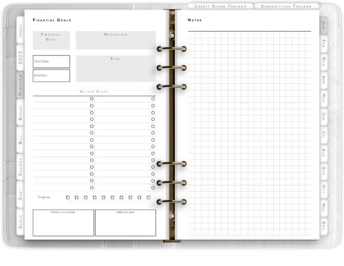2024 Finance Digital Planner - 76 Pages - Hyperlinked Tabs - Goodnotes