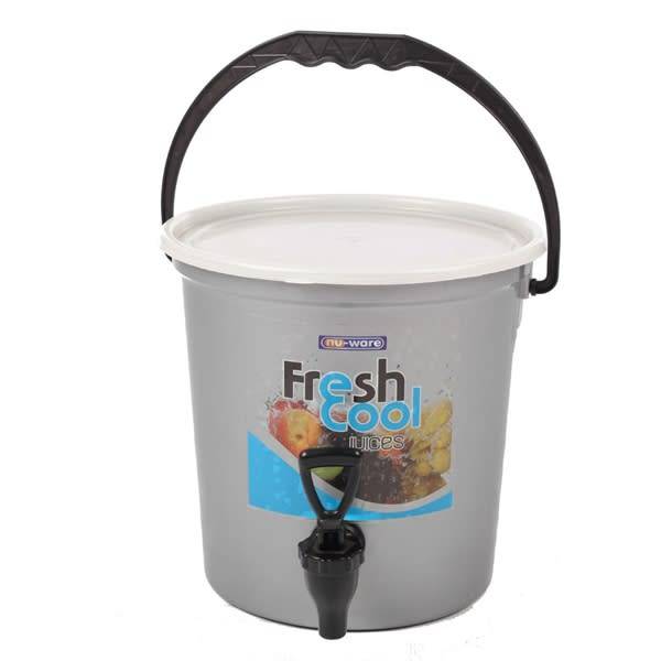 Juice Water Dispenser Bucket with Tap & Lid - 10L