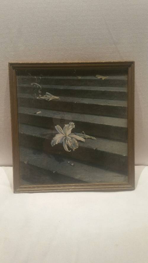 A Small Framed Tretchikoff Print: Lost Orchid