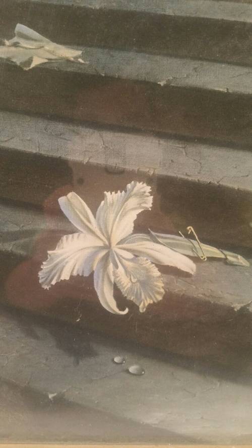 A Small Framed Tretchikoff Print: Lost Orchid