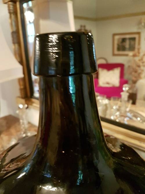 A Large Dark Green( almost black) Vintage Demi John 51cm high