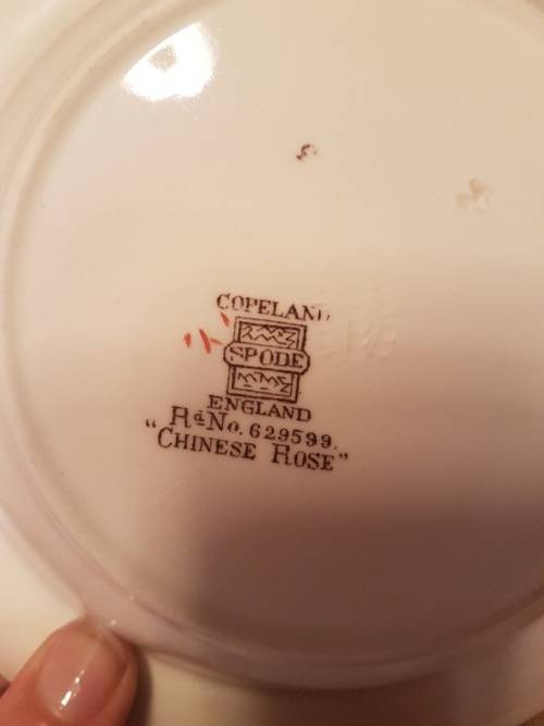 Copeland Spode " Chinese Rose" Dessert Bowl