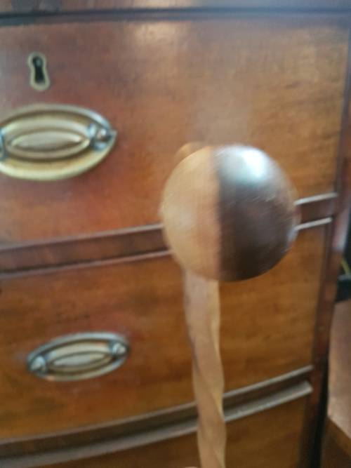 Lovely Walking Stick With Barley Twist Detail 94 cm high