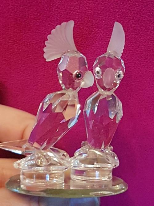 Swarovski A Pair of Parrots