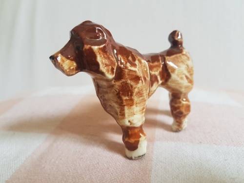 Japan Porcelain Model Of A Poodle