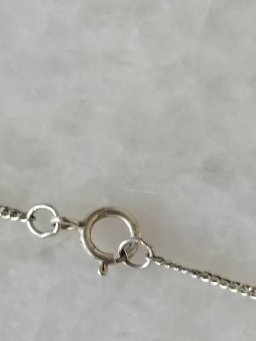 Classic Etched Silver Locket and Chain