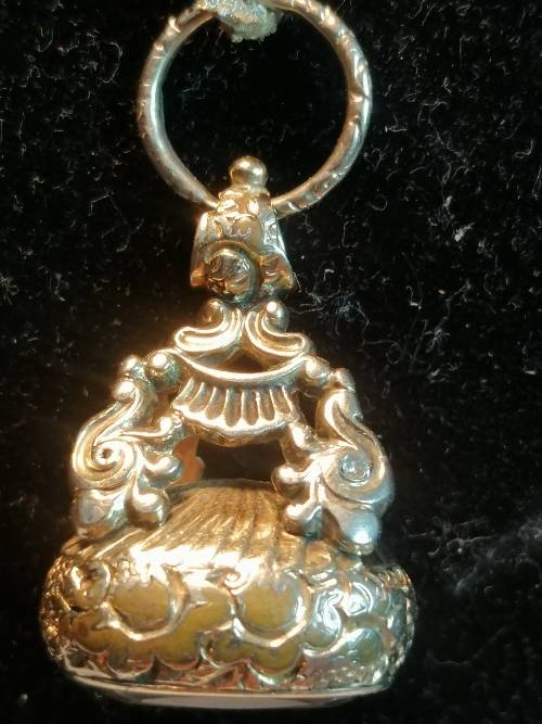 Pinchbeck Citrine Fob