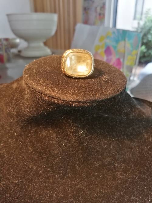 Pinchbeck Citrine Fob