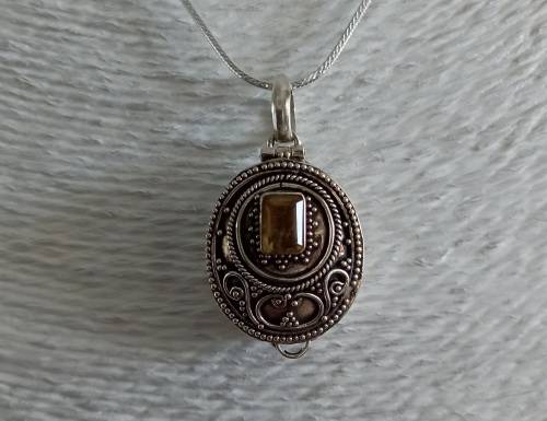 925 STERLING SILVER HANDMADE LOCKET FROM BALI