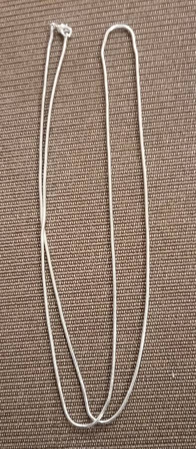 70cm Sterling silver snake chain