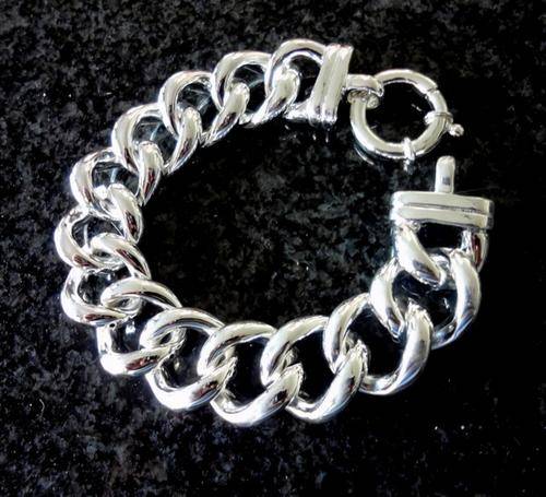 CHUNKY 925 STERLING SILVER "FILLED" BRACELETS