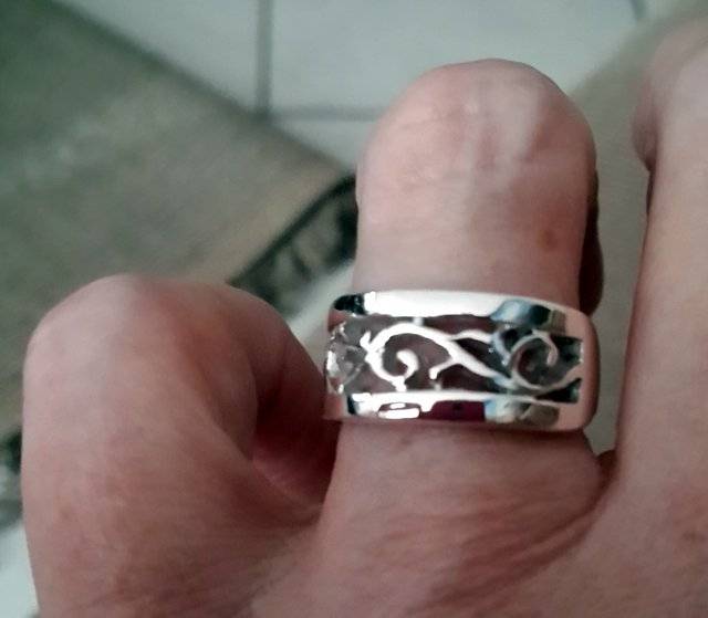 925 STERLING SILVER FILIGRE BAND