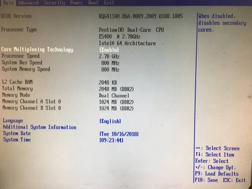 Pentium Dual-Core 2.7Ghz 2GB Ram 80GB HDD