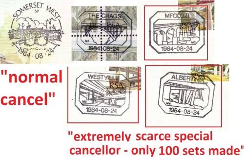 RSA BRIDGES *EXTREMELY RARE* FDC SET AND C/Bs SET SEE DESCRIPTION