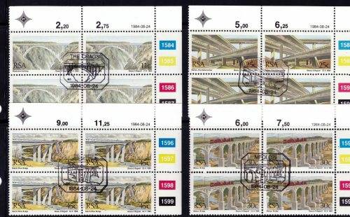 RSA BRIDGES *EXTREMELY RARE* FDC SET AND C/Bs SET SEE DESCRIPTION