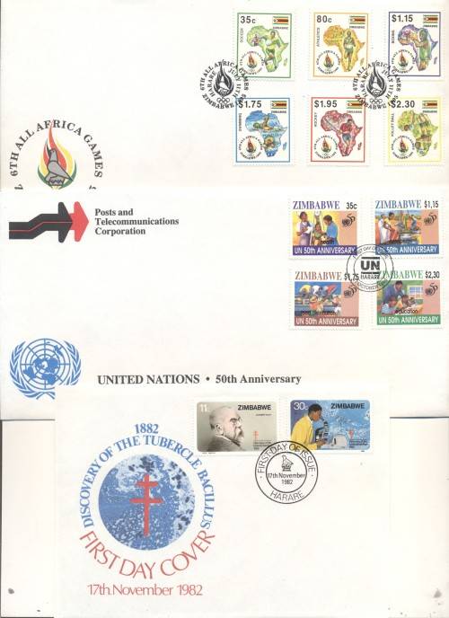 ZIMBABWE FDCs x 29