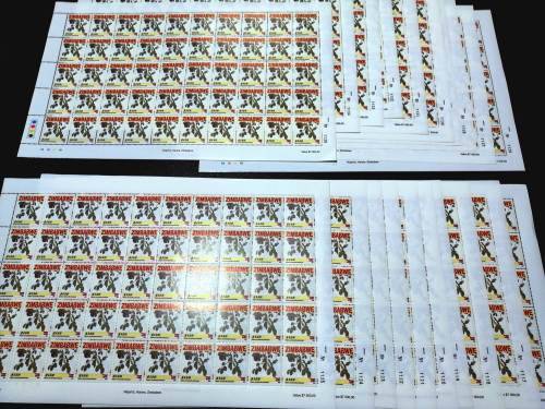ZIM SHEETS  x 20 CV - £600 POUNDS ! R 12000+