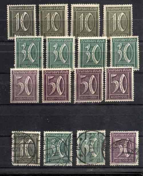 German Empire Superb Mint* and used selection