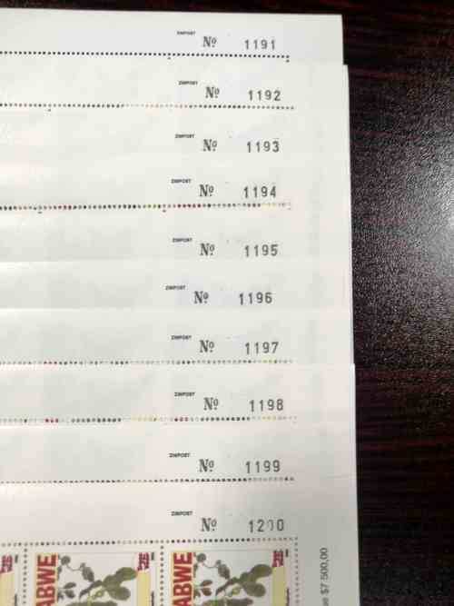 Zimbabwe CV £600 ( R11 700) -  2006 Trees of the year $150 full sheets x 20 - Superb