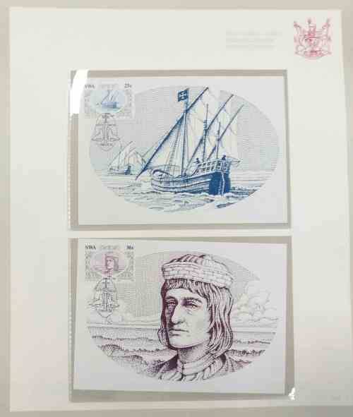 Nice S.W.A. collection 1982 to 1986 - all issues MNH controls & sets, covers & postcards sets!