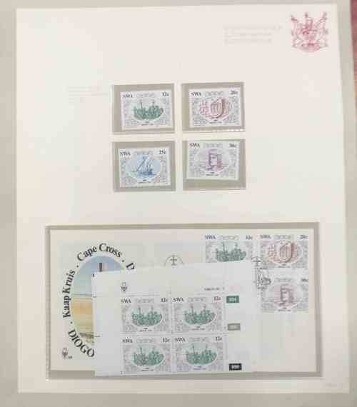 Nice S.W.A. collection 1982 to 1986 - all issues MNH controls & sets, covers & postcards sets!