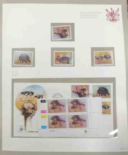 Nice S.W.A. collection 1982 to 1986 - all issues MNH controls & sets, covers & postcards sets!