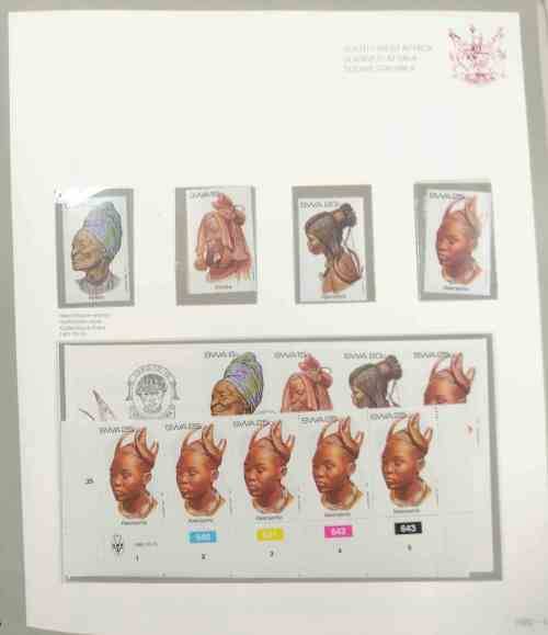 Nice S.W.A. collection 1982 to 1986 - all issues MNH controls & sets, covers & postcards sets!