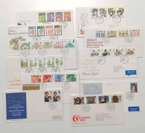 Great Britain lot - 1970s/80s stamps & covers