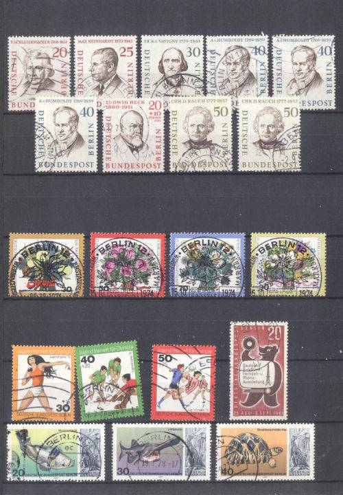 German States, Reich & occupied zones used & mint in nice small album