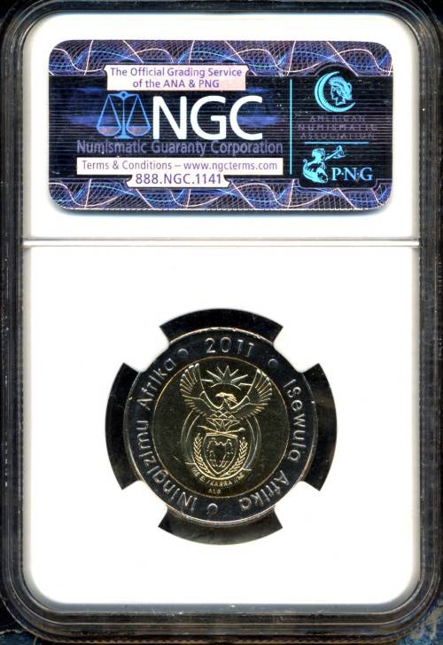 RSA 2001 R 5  90th Anniversary Coin (1)  - MS 66 Graded - Condition as per images