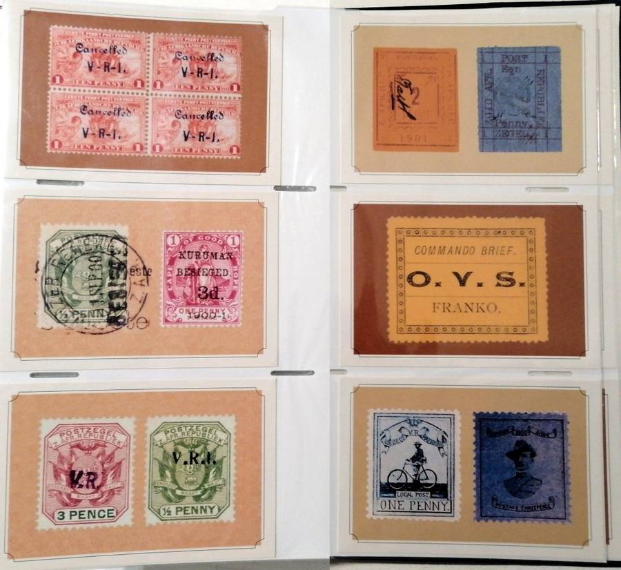 RSA mint postcards collection in postcards album- some modern material - nice