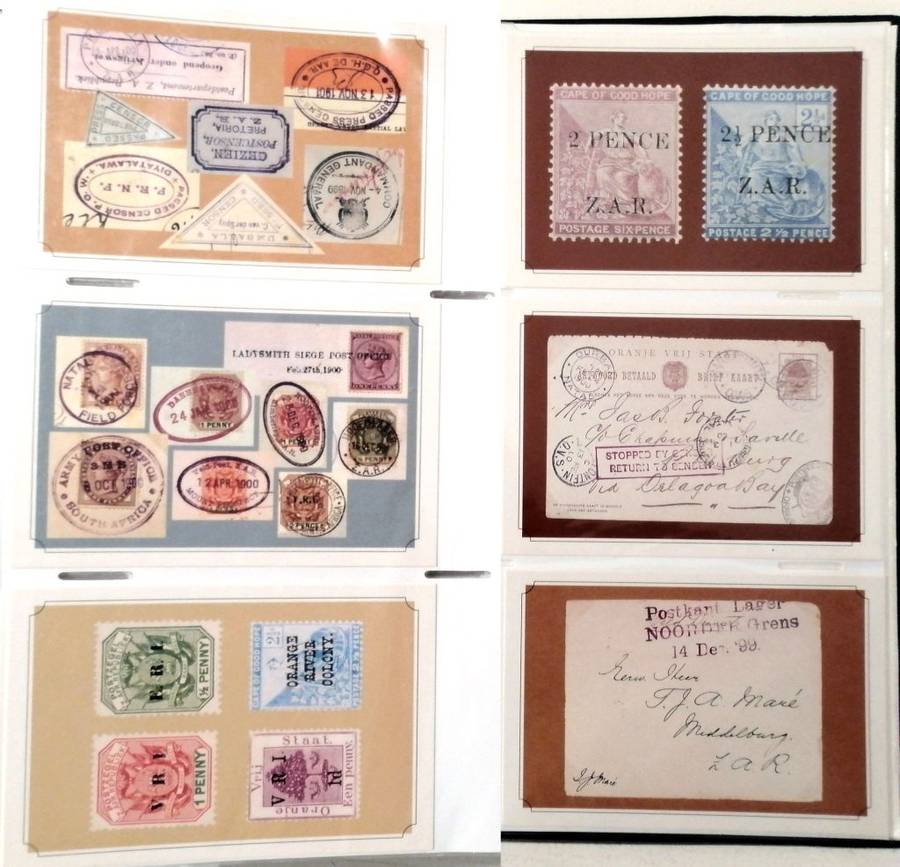 RSA mint postcards collection in postcards album- some modern material - nice