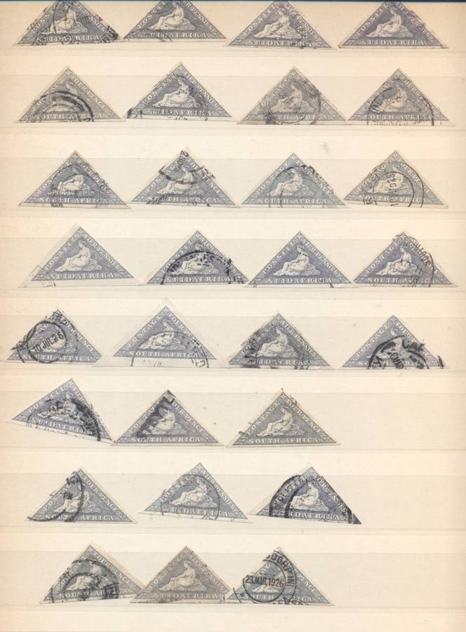 1926 Triangles selection - Mint & Used - see 2 scans