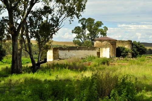 Magaliesberg farm scene paintograph