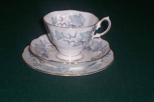 Royal Albert Trio..Silver Maple.