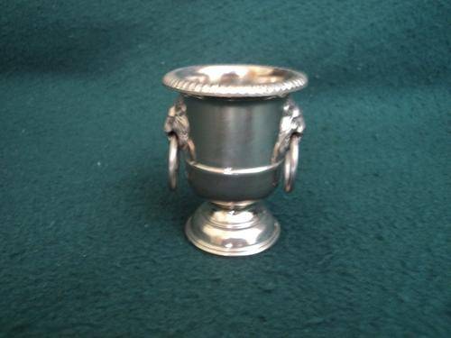 Silver Plated toothpick holder.