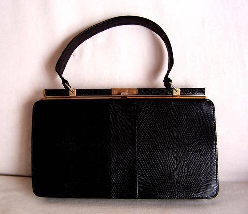 STUNNING GENUINE LIZARD BAG - MADE IN ENGLAND